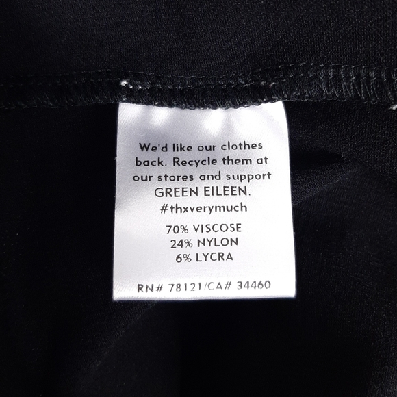 Eileen Fisher Washable Stretch Crepe Straight Pant pull on ankle minimalist - Picture 8 of 9